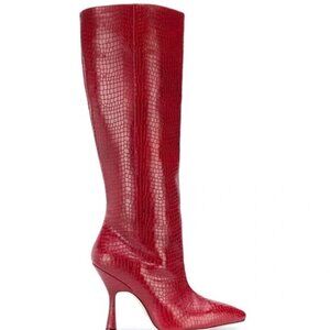 Stuart Weitzman Knee High Boots (Red)